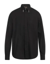 Roberto Cavalli Man Shirt Black Size 46 Cotton In Black