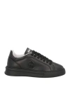Roberto Cavalli Logo-plaque Trainers In Black