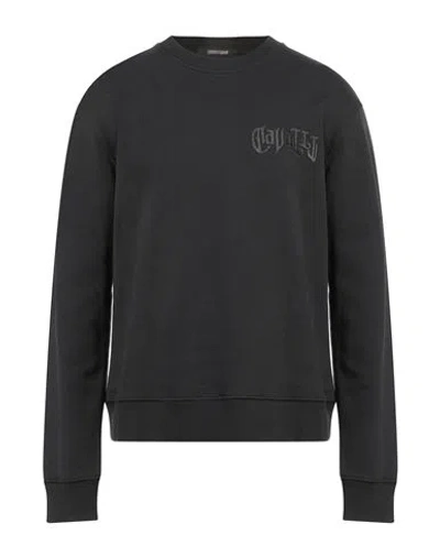 Roberto Cavalli Man Sweatshirt Black Size Xl Cotton
