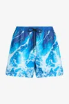 Roberto Cavalli Man Swimsuit In Deep Blue