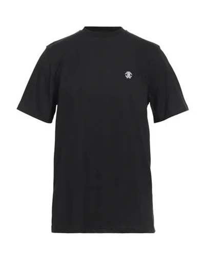 Roberto Cavalli T-shirt With Mirror Snake Monogram In Black