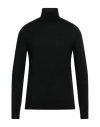 Roberto Cavalli Man Turtleneck Black Size Xxl Acrylic, Wool In Black