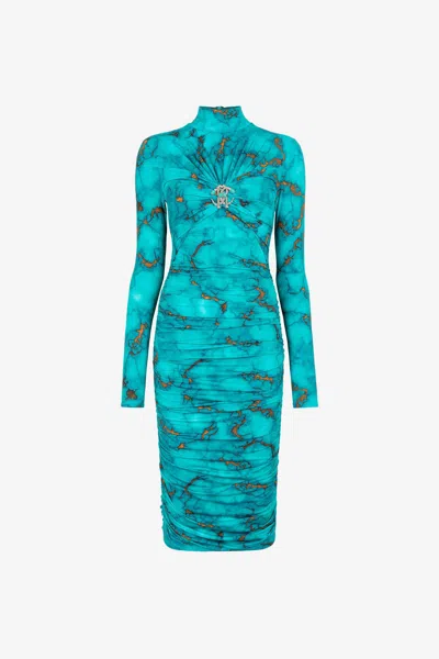 Roberto Cavalli Marble In Blue