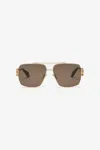 Roberto Cavalli Logo-plaque Sunglasses