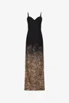 Roberto Cavalli Leopard Print Maxi Dress In Animal Print