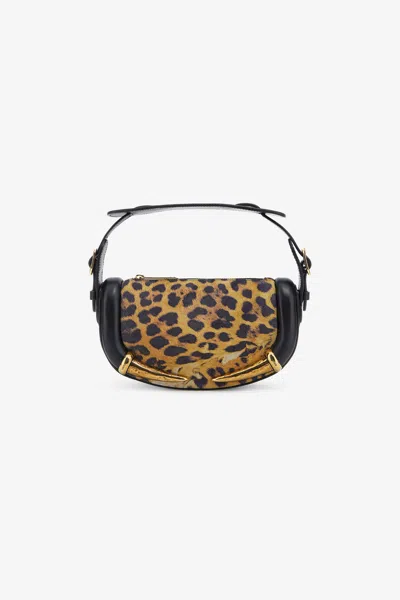 Roberto Cavalli Medium Fang Bag Shoulder Bag In Light Brown