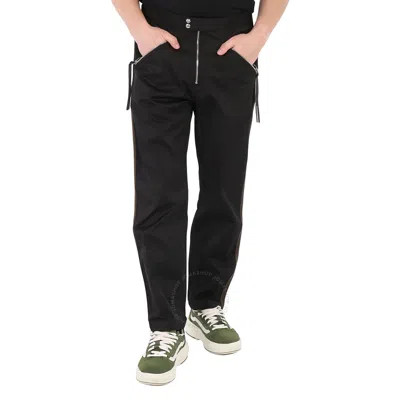 Roberto Cavalli Men's Black Lounge Zip Trousers