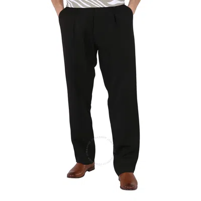 Roberto Cavalli Men's Black Pleated Trousers