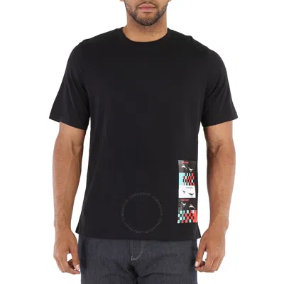 Roberto Cavalli Men's Black Time Ravers Graphic T-shirt