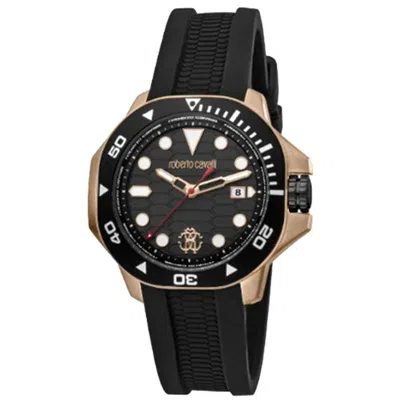 Roberto Cavalli Men's Classic Black Dial Watch
