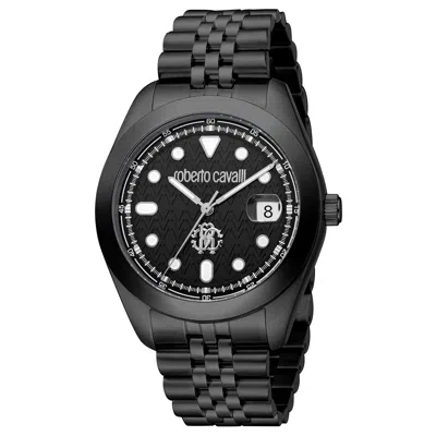 Roberto Cavalli Men's Classic Black Dial Watch