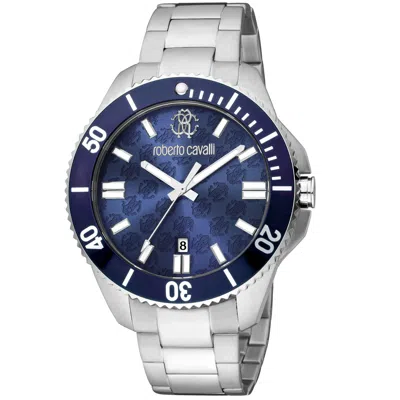 Roberto Cavalli Men's Classic Blue Dial Watch