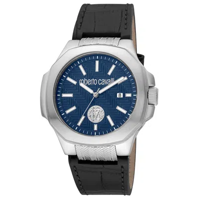 Roberto Cavalli Men's Classic Blue Dial Watch