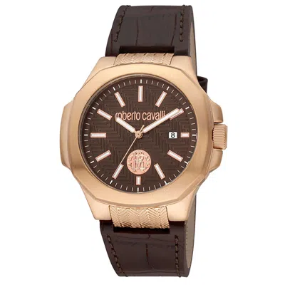 Roberto Cavalli Men's Classic Brown Dial Watch