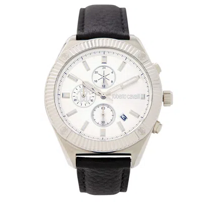 Roberto Cavalli Men's Classic Silver Dial Watch