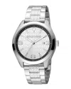 Roberto Cavalli Men's Classic Silver Dial Watch