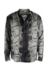 Roberto Cavalli Men Shirt In Gray