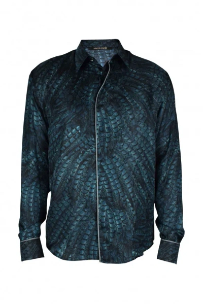 Roberto Cavalli Men Shirt In Green