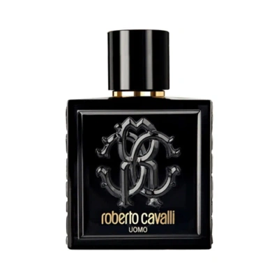 Roberto Cavalli Men's Uomo Edt 3.38 oz Fragrances 3616303445287 In Black