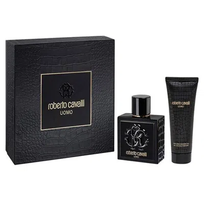 Roberto Cavalli Men's Uomo Gift Set Fragrances 3614224154875 In Black
