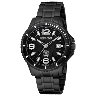 Roberto Cavalli Men's Watch Rv1g217m0061 In Black