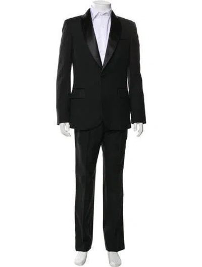 Pre-owned Roberto Cavalli Mens Black Suit
