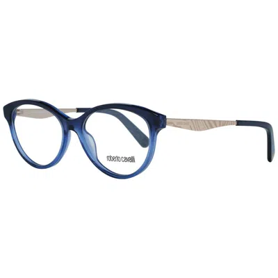 Roberto Cavalli Metal And Plastic Women's Frames In Blue