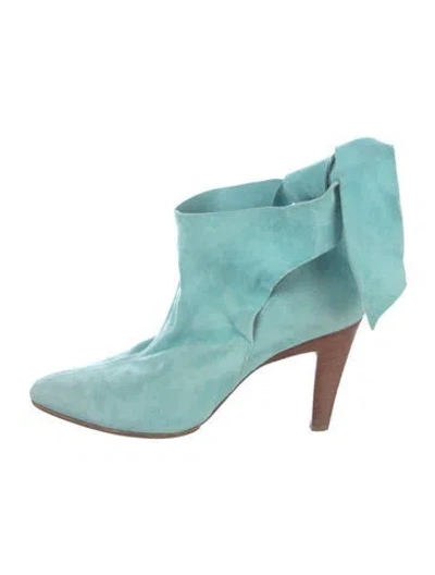 Pre-owned Roberto Cavalli Mid Heel Pumps In Blue