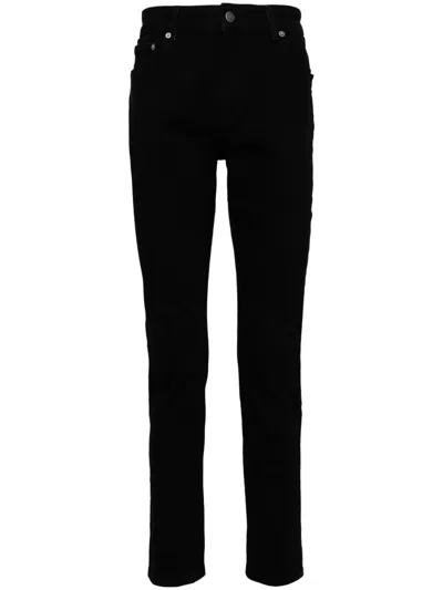 Roberto Cavalli Mid-rise Skinny Jeans In 黑色