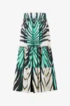 Roberto Cavalli Ray Of Sea Print Skirt