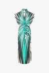 Roberto Cavalli Ray Of Sea Print Shirt Dress