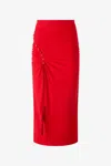 Roberto Cavalli Midi Skirt With Ruched Detail
