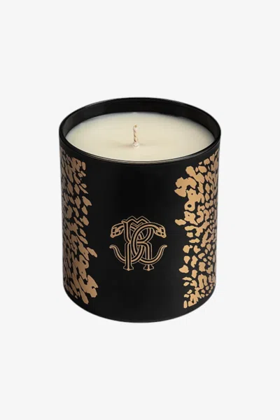Roberto Cavalli Midnight Sky Scented Candle 220 G In Black