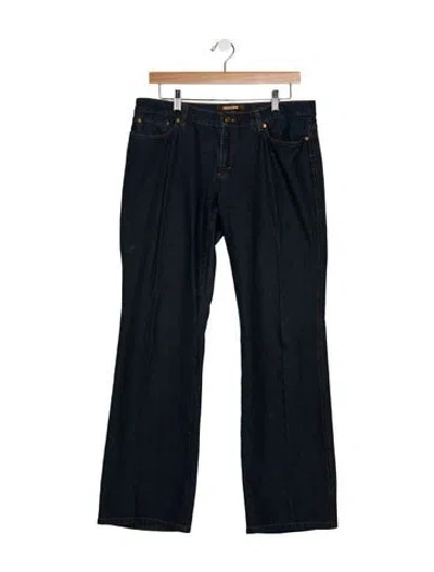 Pre-owned Roberto Cavalli Mid-rise Flared Jeans In Blue