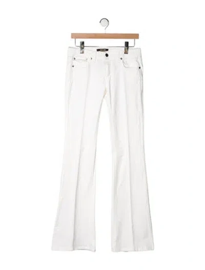 Pre-owned Roberto Cavalli Mid-rise Flared Jeans In Neutrals