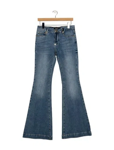 Pre-owned Roberto Cavalli Mid-rise Flared Jeans W/ Tags In Blue