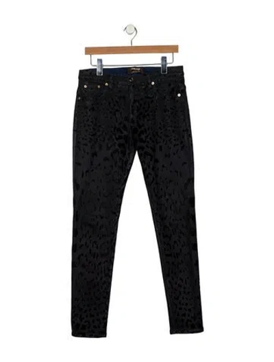 Pre-owned Roberto Cavalli Mid-rise Skinny Leg Jeans In Black
