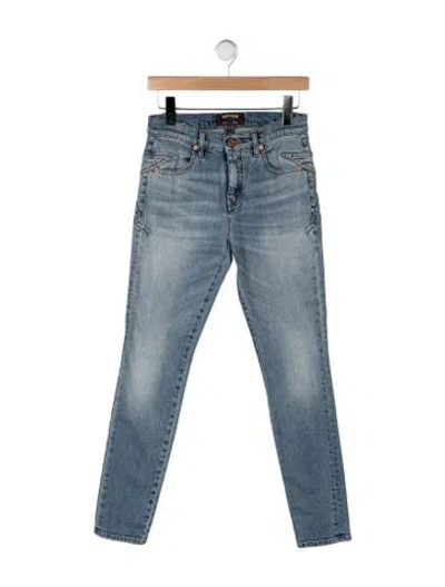 Pre-owned Roberto Cavalli Mid-rise Skinny Leg Jeans In Blue