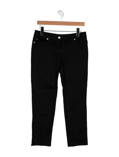 Pre-owned Roberto Cavalli Mid-rise Straight Leg Jeans In Black