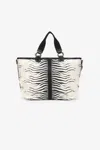 Roberto Cavalli Milano Bag In Black/white