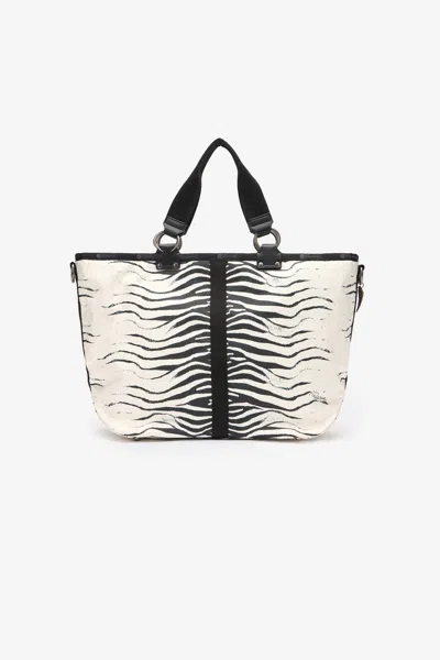 Roberto Cavalli Milano Bag In Black/white
