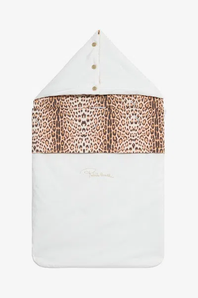 Roberto Cavalli Milk White And Jaguar Skin Sleeping Bag