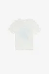 Roberto Cavalli Milk White T-shirt With Jaguar Print In Neutral