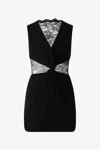 Roberto Cavalli Lace-insert Mini Dress