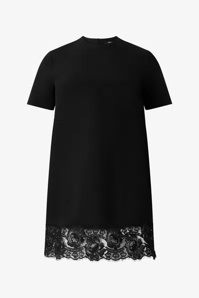 Roberto Cavalli Mini Dress With Lace Hem