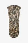 Roberto Cavalli Mini Dress With Python Print In 716 Marzapan + 738 C