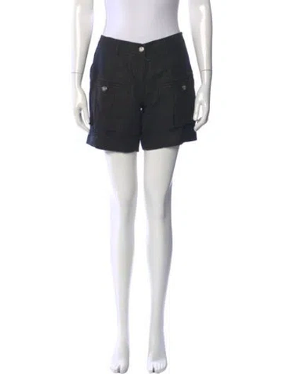 Pre-owned Roberto Cavalli Mini Shorts In Black