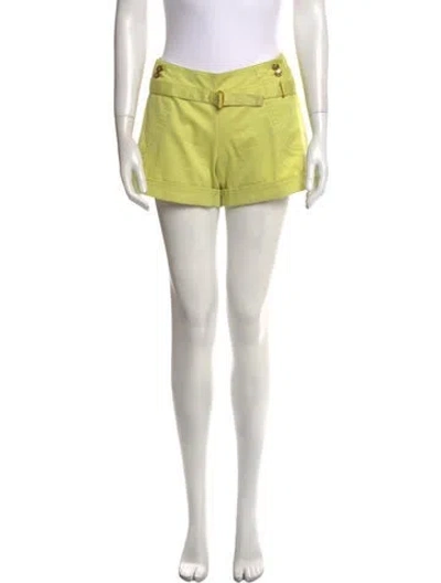 Pre-owned Roberto Cavalli Mini Shorts In Green