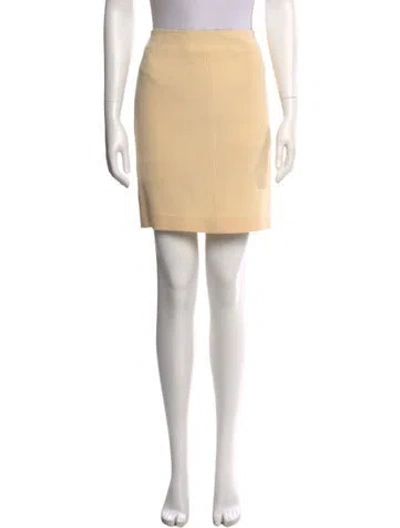 Pre-owned Roberto Cavalli Mini Skirt In Neutral