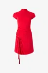 Roberto Cavalli Mini Dress With Ruched Detail